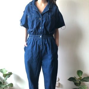 Vintage jean jumpsuit